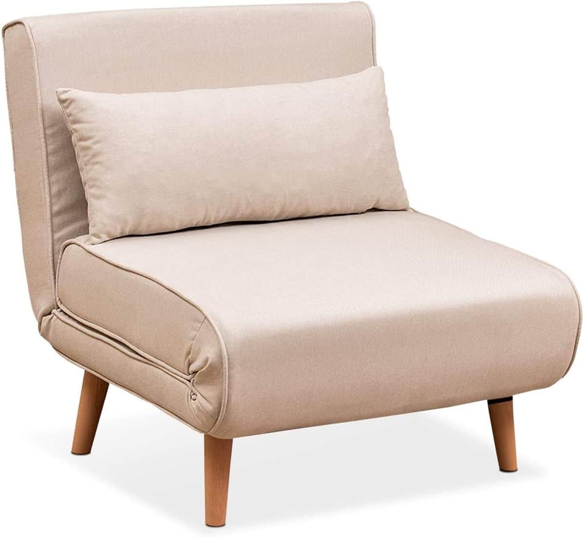 Test : canapé-lit convertible Foldy Beige par Evergreenweb