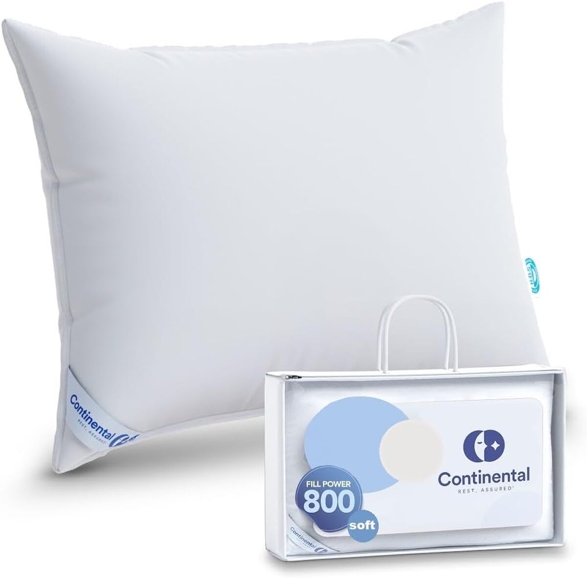 Test oreiller duvet luxe 800 FP pour dos et ventre