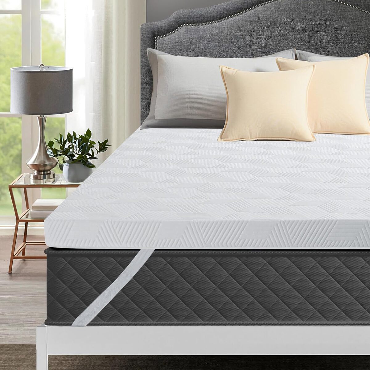 Test : surmatelas Autsel en mousse à mémoire et gel, 200x200 cm