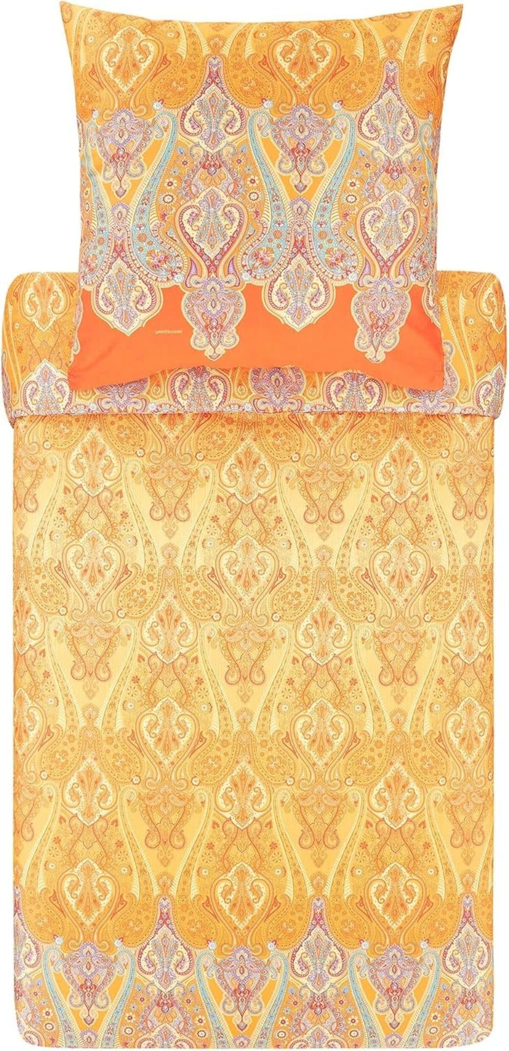 Avis parure de lit Bassetti Ragusa satin or 200x200