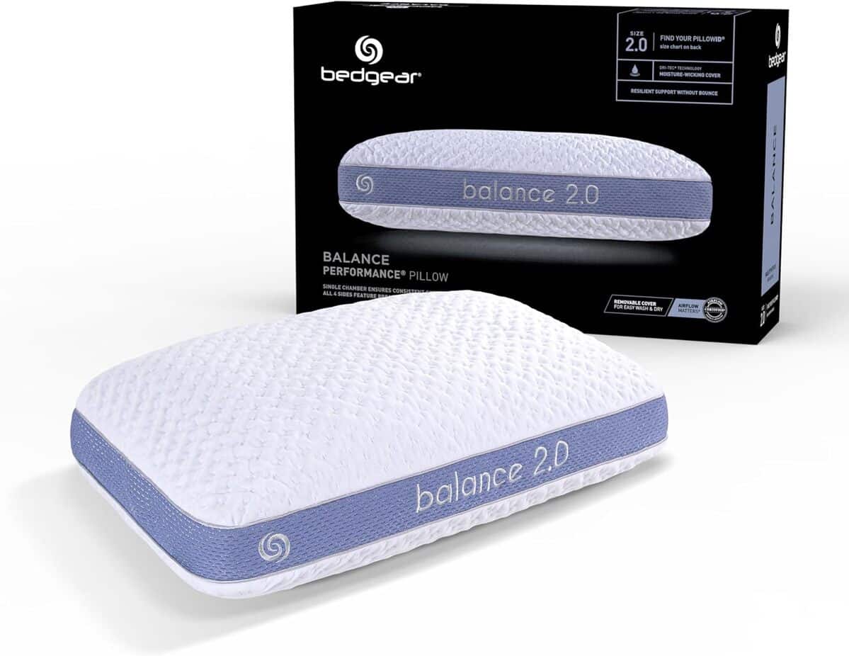 Test de l'oreiller anti-humidité Bedgear Balance Performance 3.0