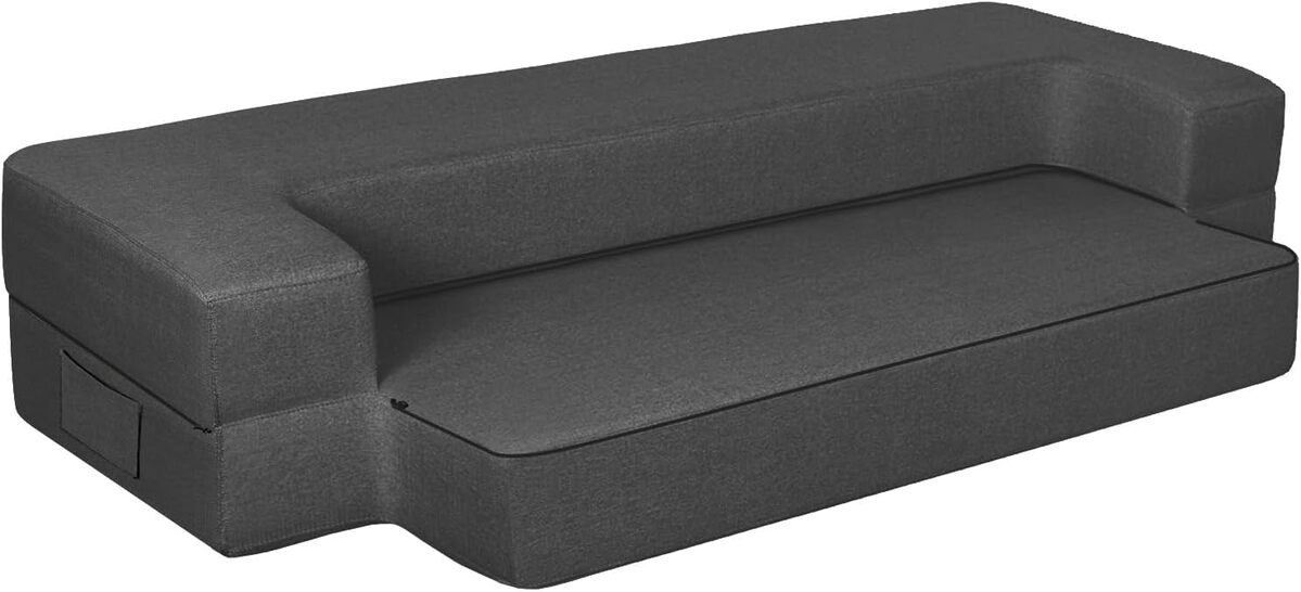 Test du canapé ANONER convertible en mousse à mémoire, gris foncé