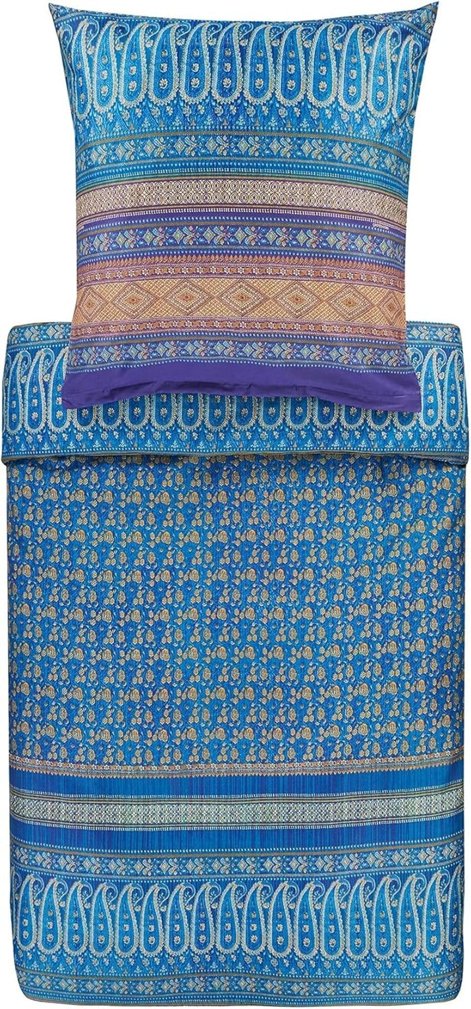 Test de la parure de lit Bassetti Piazza Ducale B1 Blue 100% coton