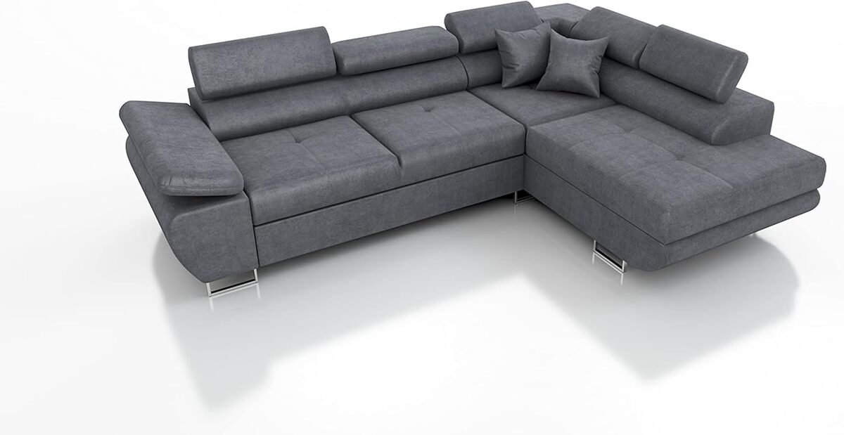 Test du canapé d'angle Robin Saturn avec couchage et coffre