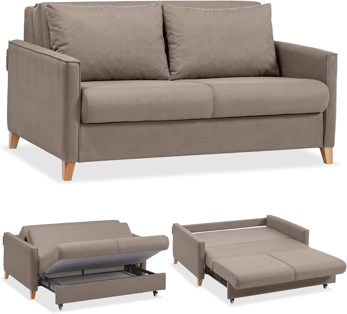 Test du canapé-lit convertible Calion de Evergreenweb : confort et rangement astucieux
