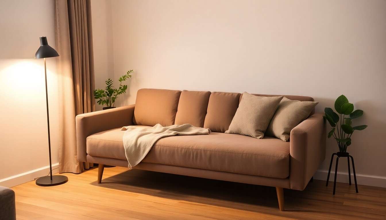 Aménager un petit espace avec un canapé convertible