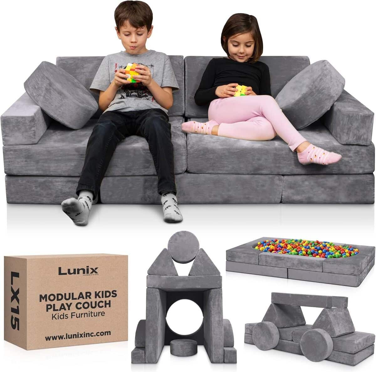 Test : lunix LX15, le canapé modulable pour enfants