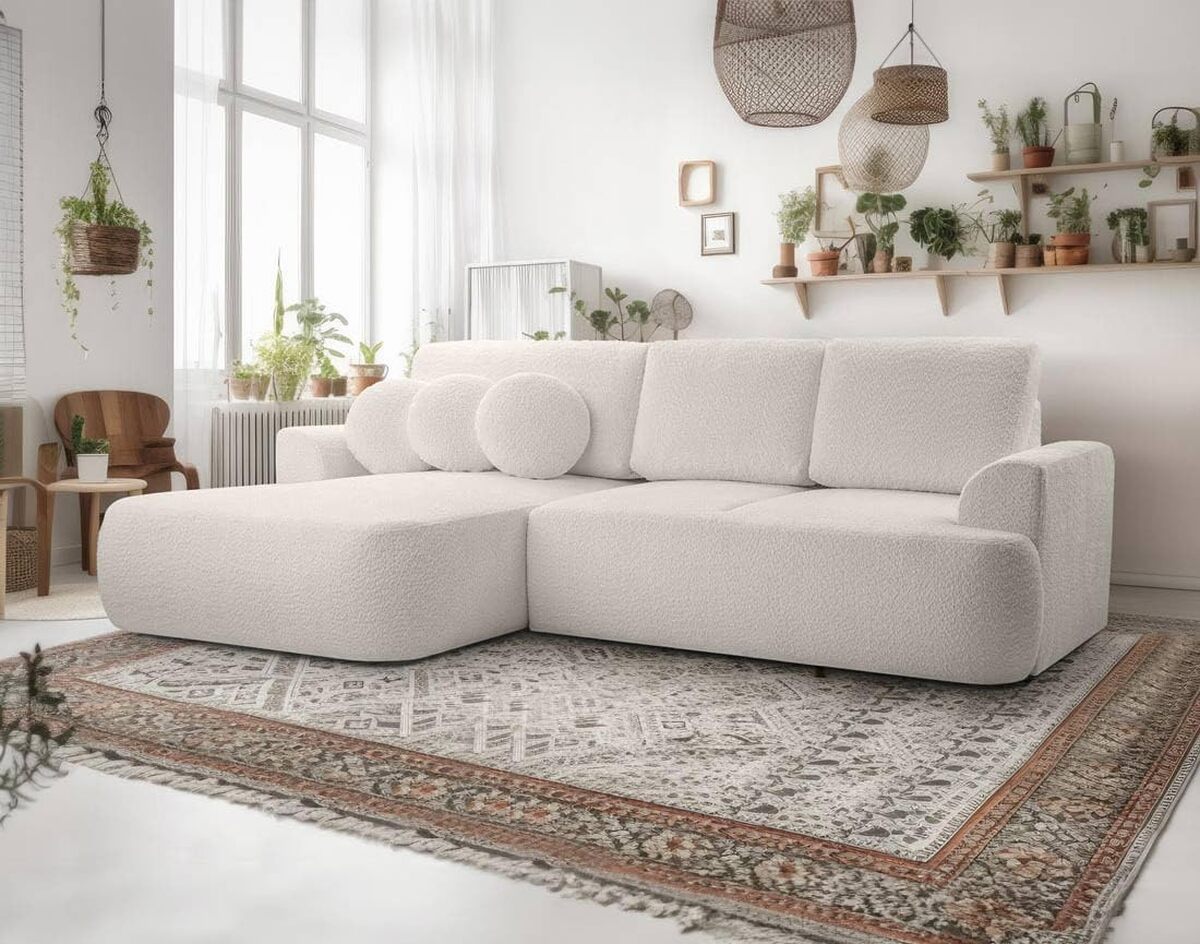 Avis sur le canapé d'angle convertible Bestmobilier Candela 4 places