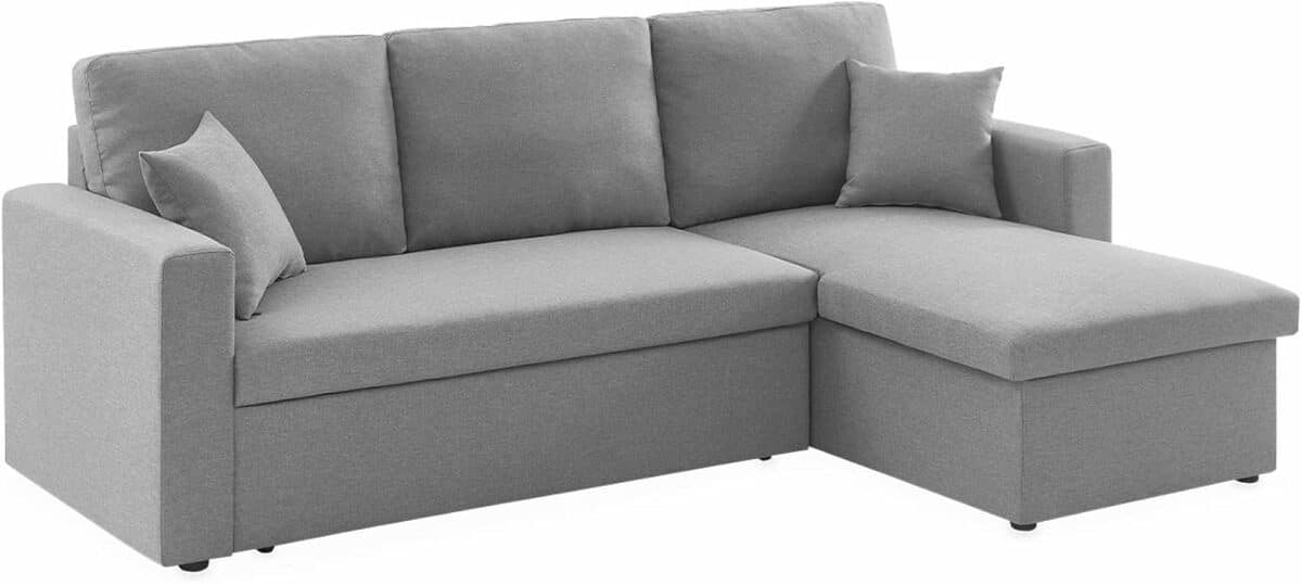 Test du canapé d'angle convertible Alice's Home IDA 3 places