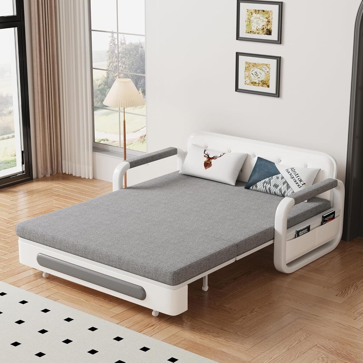 Test du canapé-lit extensible OLEYLUCKLIVE : pratique et compact