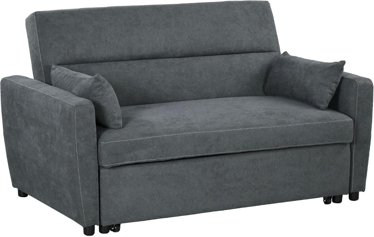 Test du canapé-lit HOMCOM 2 places : confort et rangement astucieux