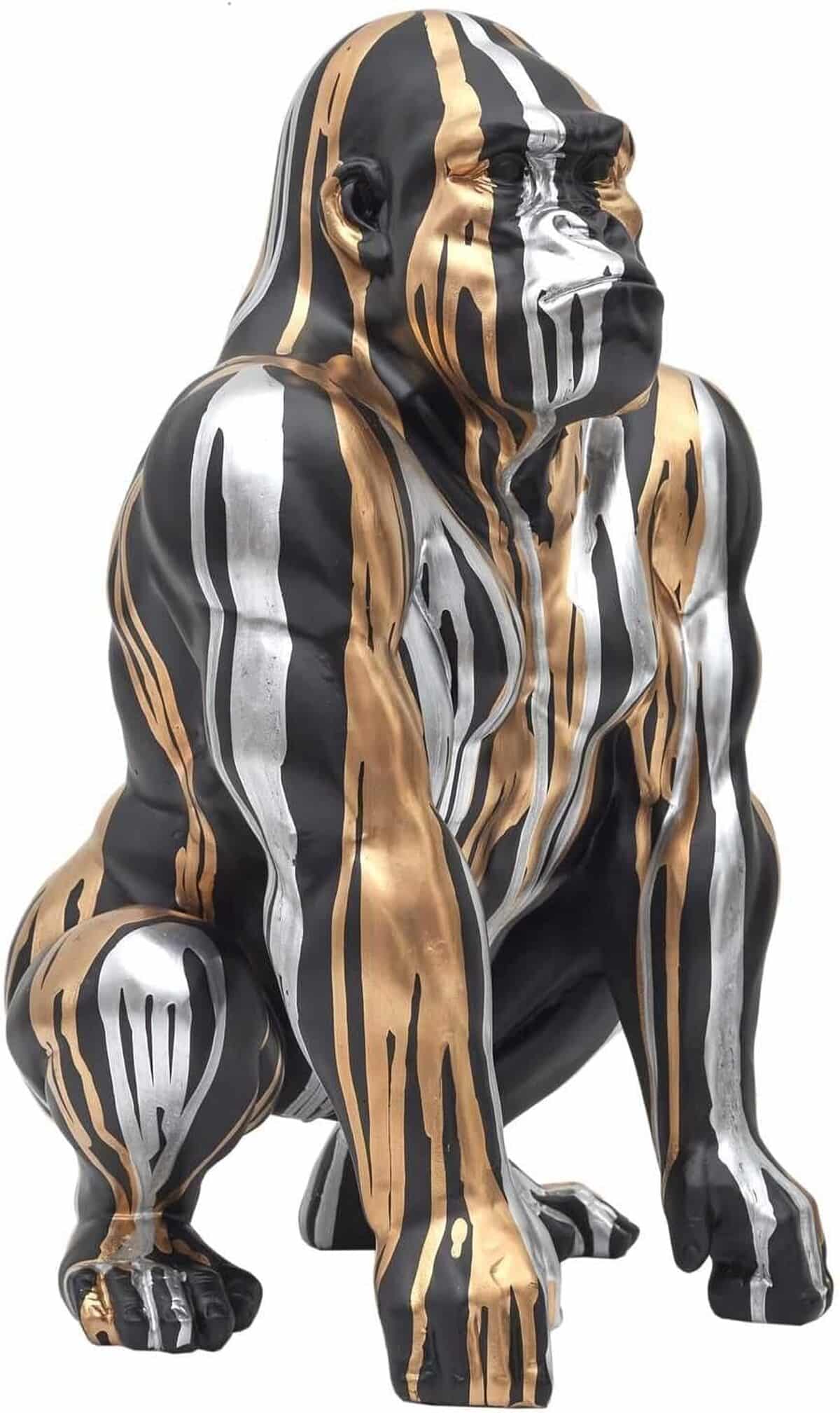 Avis statue gorille noir HOME DECO FACTORY HD0213 : élégance contemporaine