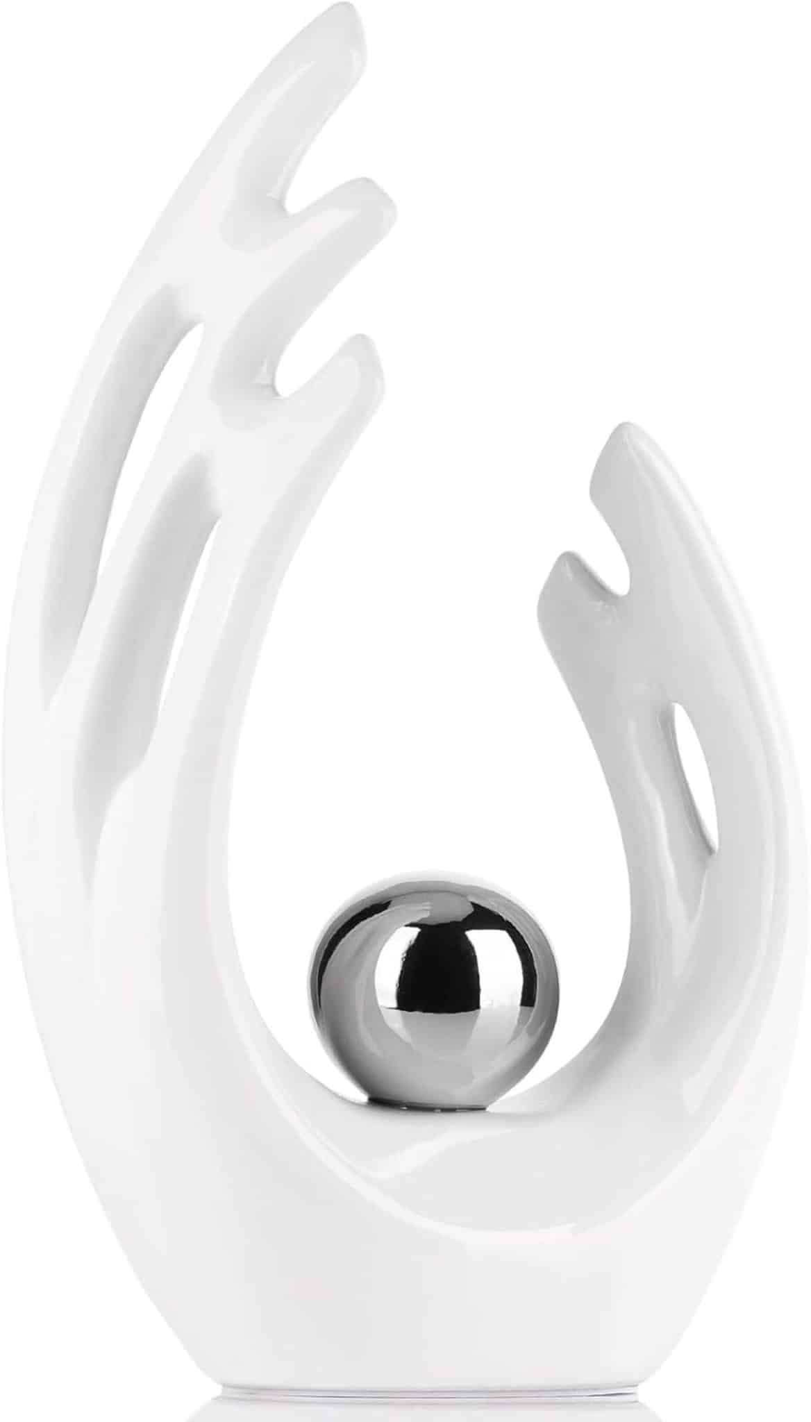 Avis sur la sculpture céramique XMGZQ : élégance abstraite pour votre intérieur