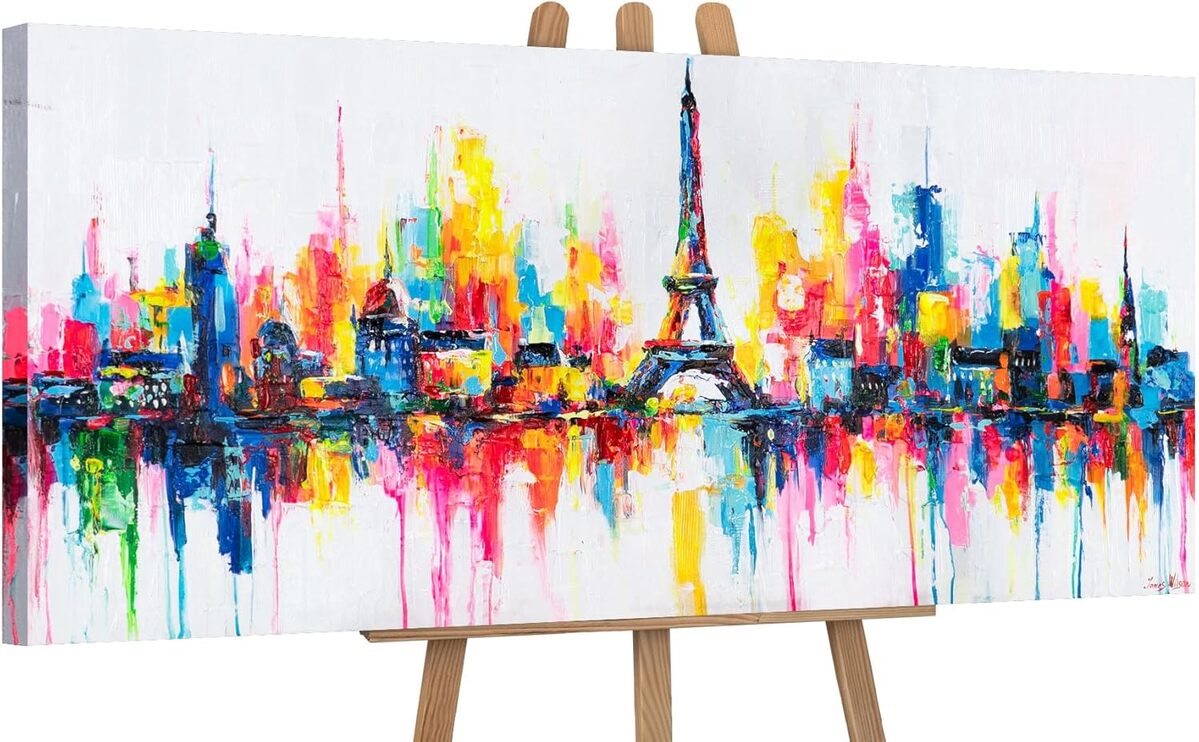 Avis sur la toile peinte YS-Art : une acrylique moderne de 115x50 cm