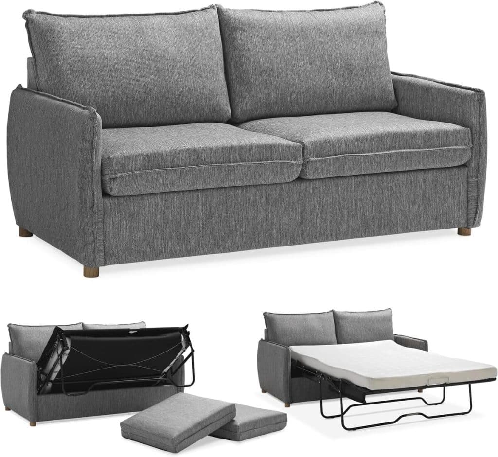 Test du canapé-lit convertible Evergreenweb Grace : confort mémoire de forme