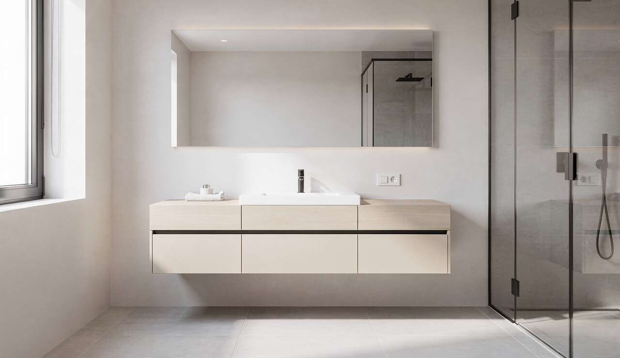 À quelle hauteur fixer ses meubles de salle de bain ?