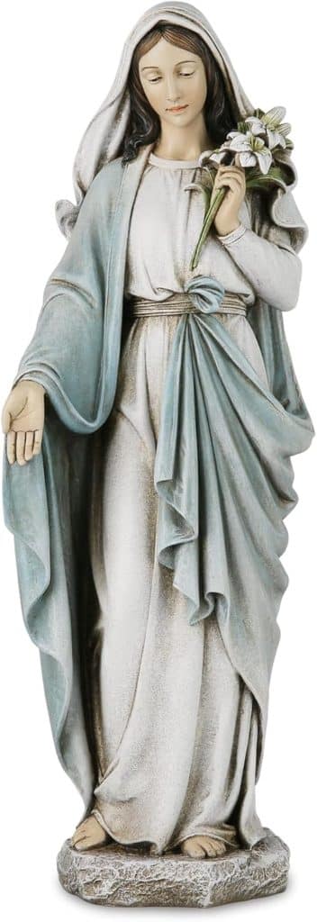 Avis sur la statue Vierge Marie Grace4Joy : élégance jardin et intérieur