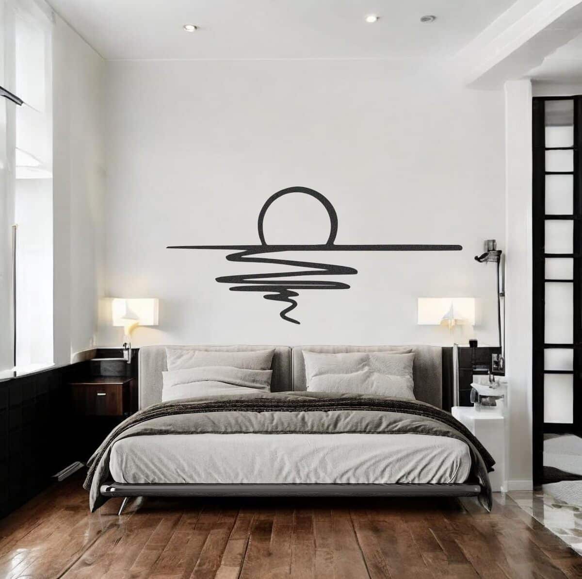 Avis sur le tableau mural métal Tubibu : lever de soleil scintillant taille XL