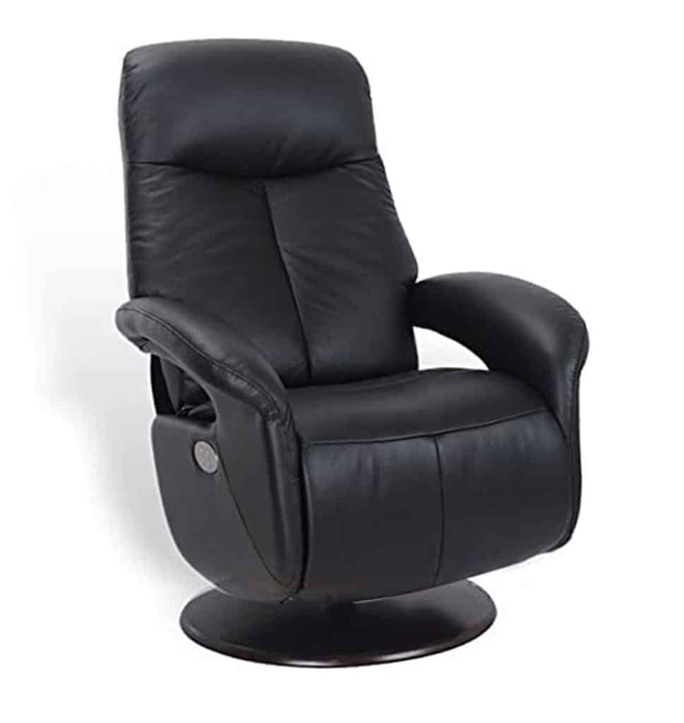 Test du fauteuil de relaxation électrique MND Tolma en cuir noir