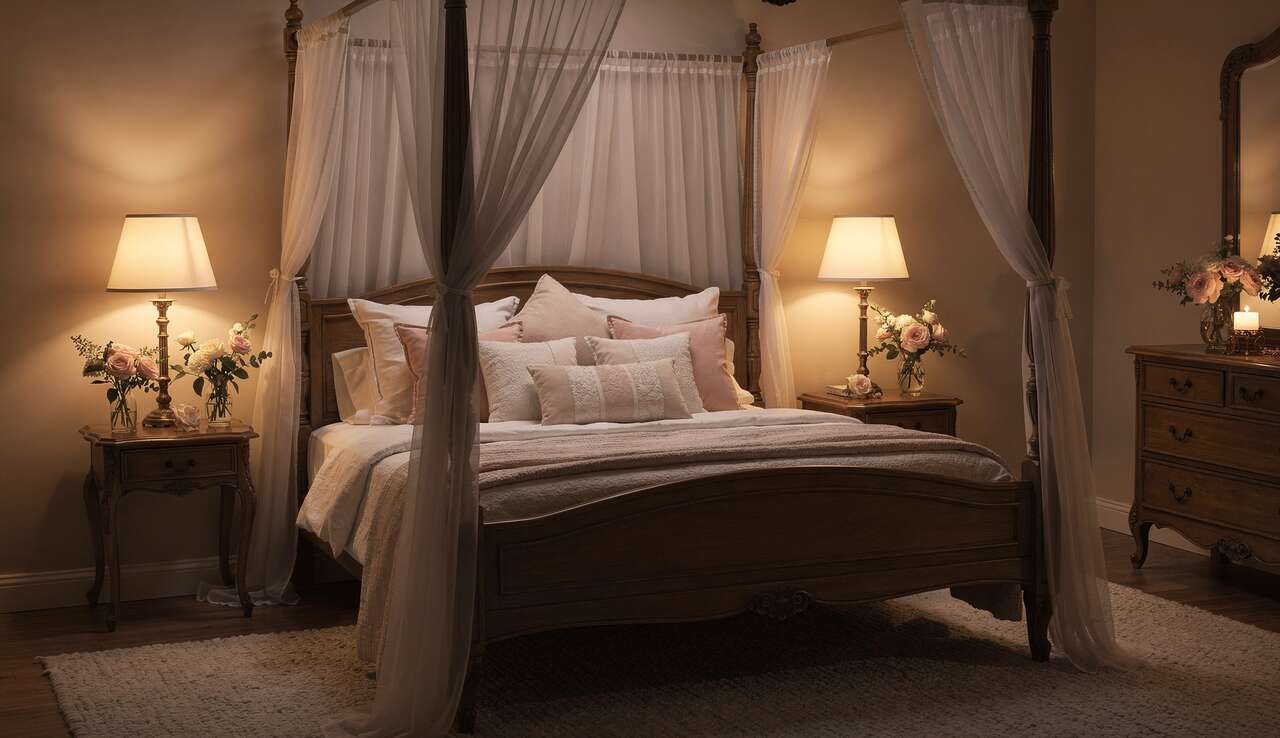 Utiliser des accessoires d&eacute;coratifs aux touches romantiques