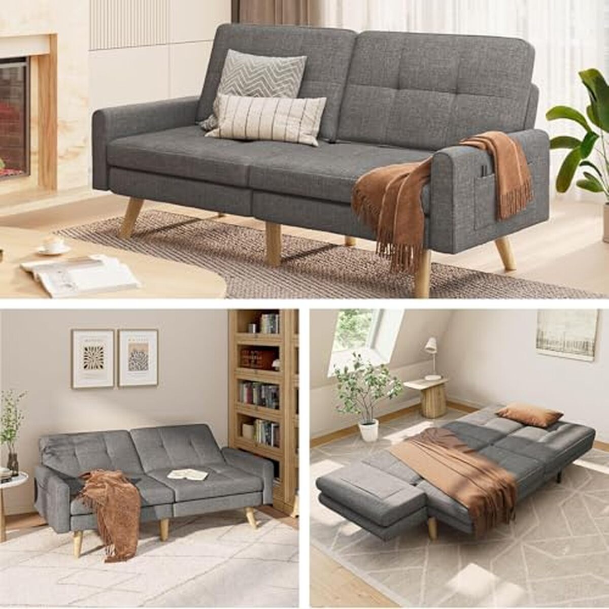 Test : canapé-lit futon Gizoon, confort modulable et design rétro
