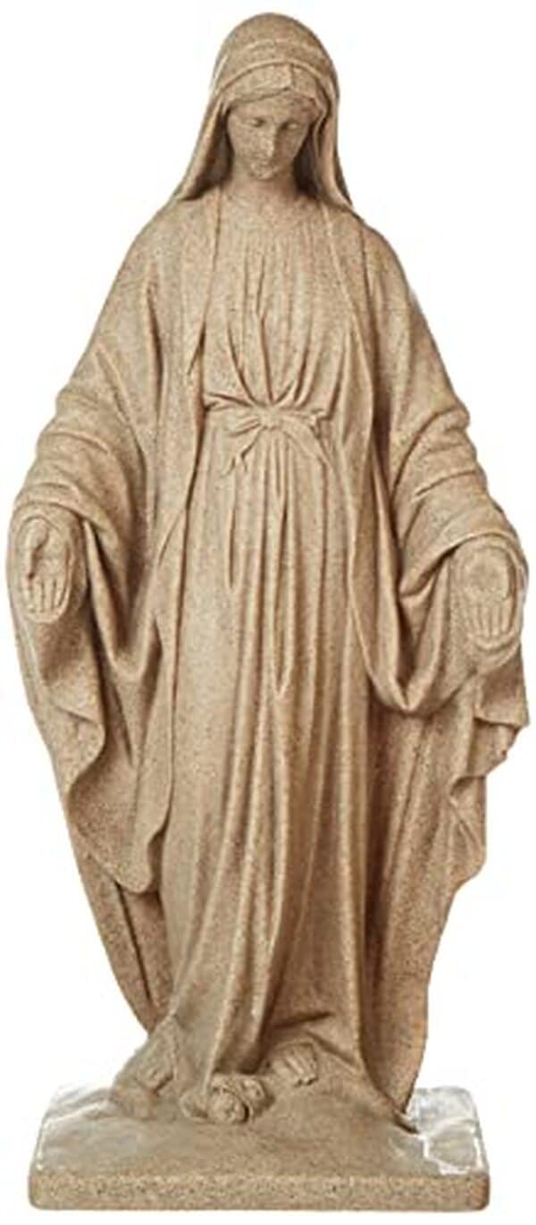 Découvrez notre critique complète de la statue de la Vierge Marie par Emsco Group : une pièce en résine légère avec aspect grès naturel parfaite pour sublimer votre jardin.