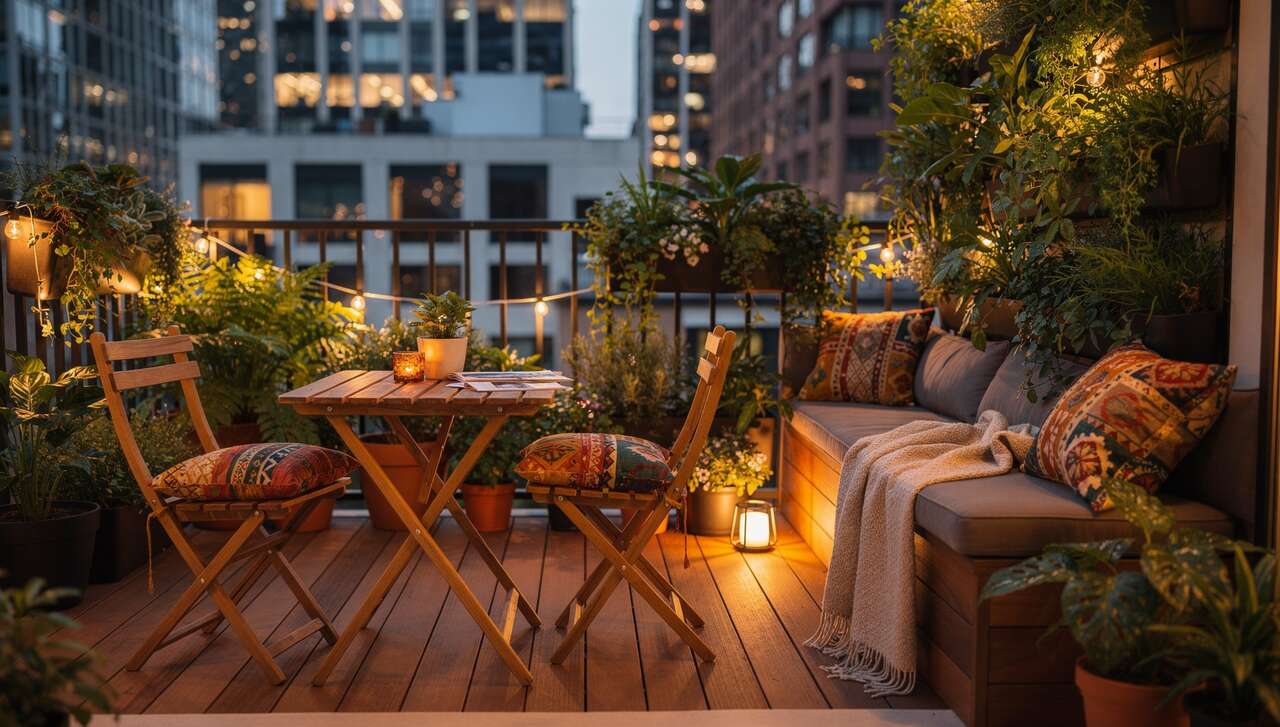 20 idées d'aménagement pour petit balcon urbain