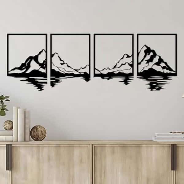 Découvrez notre avis complet sur les décorations murales en métal ESTART montagnes : design moderne, qualité et astuces pour embellir votre espace簽
