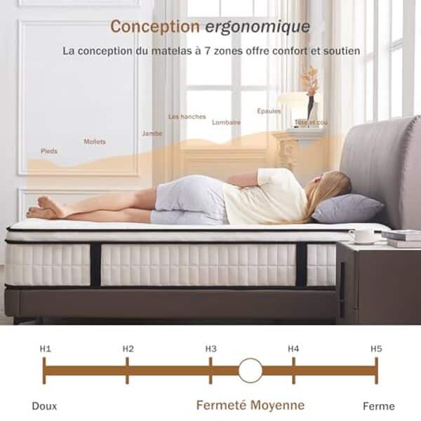 Découvrez notre avis complet sur le matelas Hiepunos hybride 26 cm : confort, soutien parfait et meilleure qualité de sommeil garantis pour des nuits réparatrices.