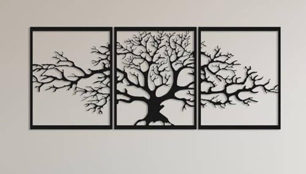 Avis sur l'arbre de vie en métal : décoration murale 3D