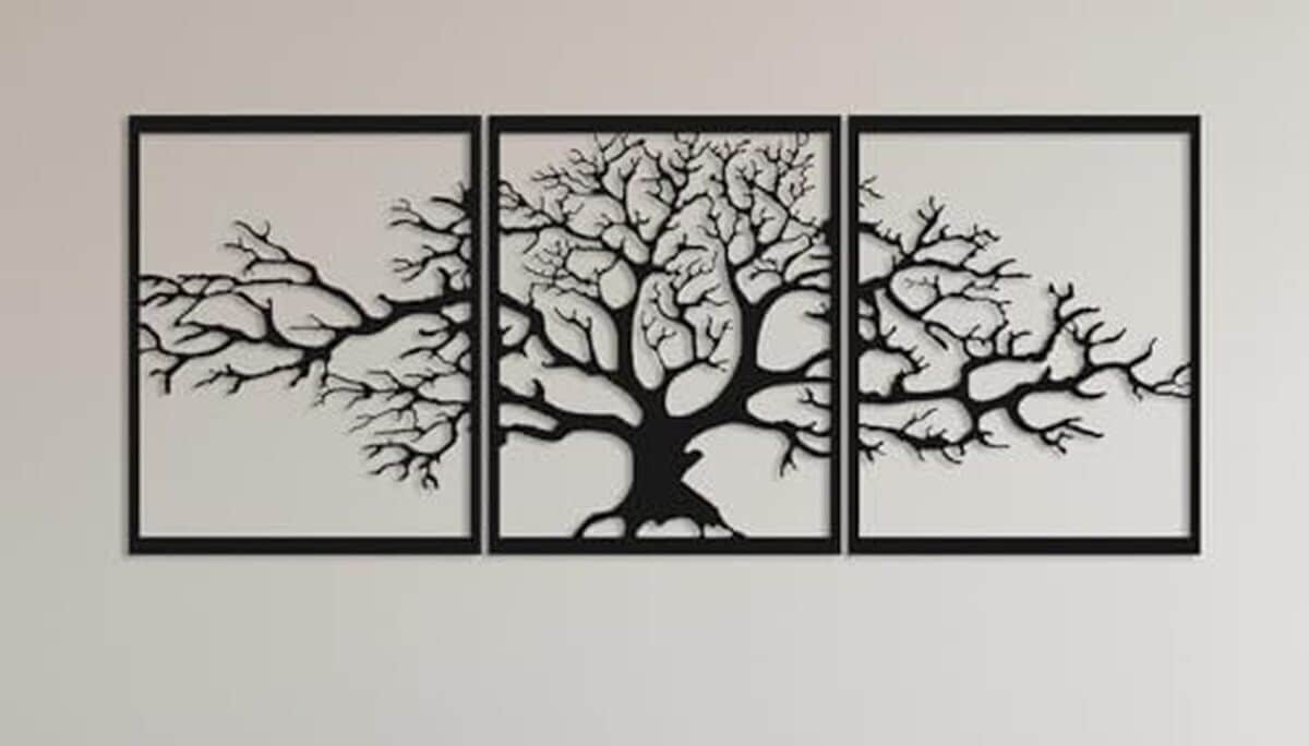 Avis sur l'arbre de vie en métal : décoration murale 3D