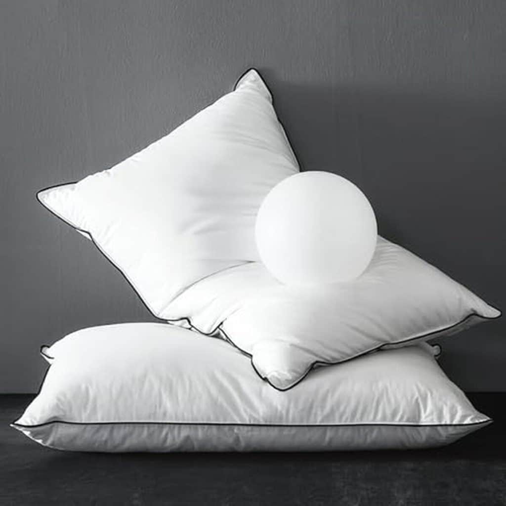 Avis sur l'oreiller KUSNUG 60x60 en duvet de qualité