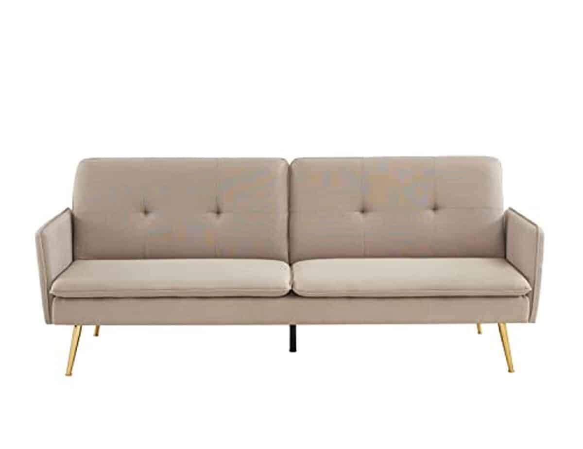 Test : canapé convertible Baïta Adam 3 places en tissu grège