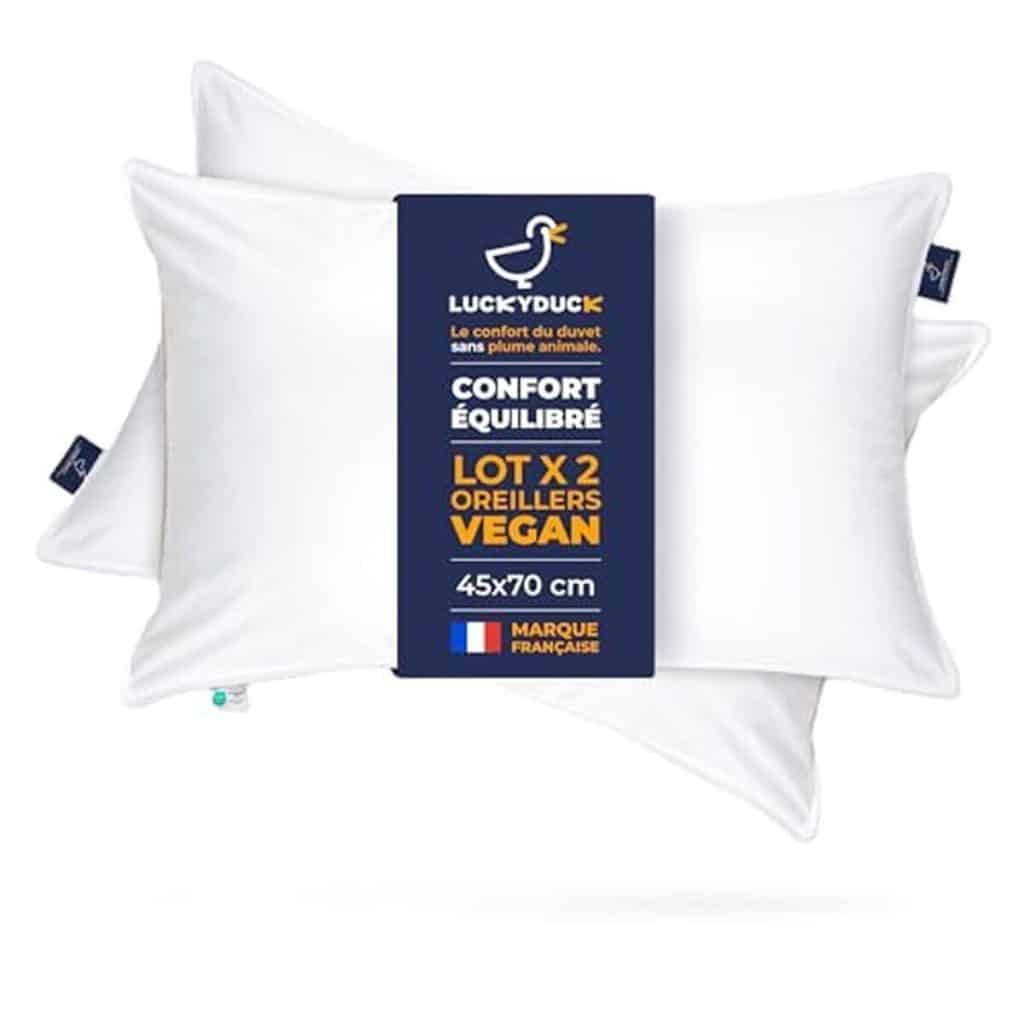 Test des oreillers Lucky Duck : confort et douceur au quotidien