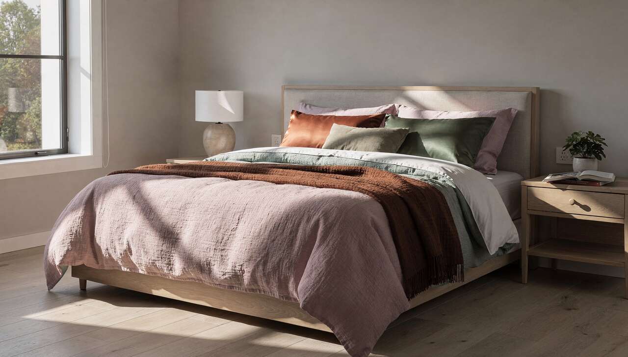 Linge de lit : couleurs et matières tendance pour votre maison