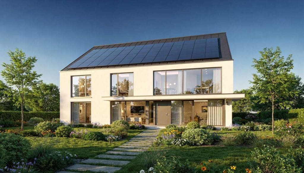 Maison énergétiquement positive : production excédentaire d'énergie