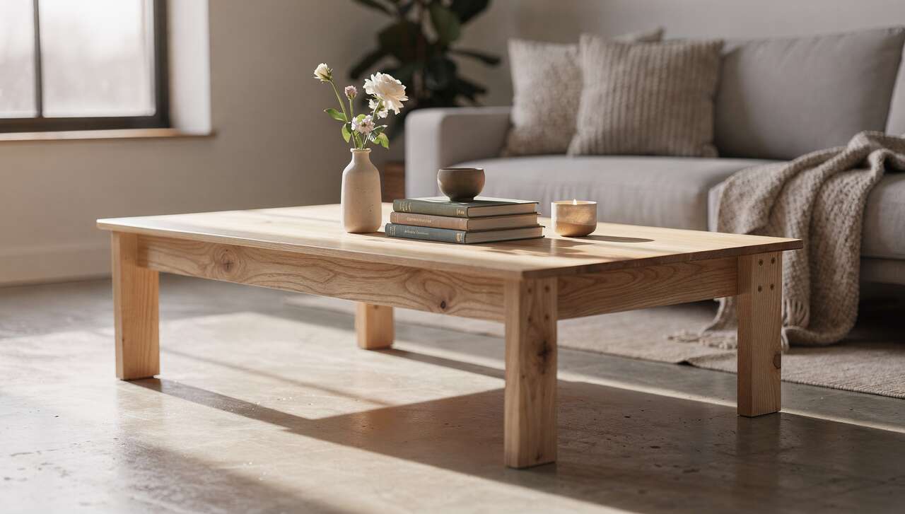 Créer une table basse diy simple et esthétique