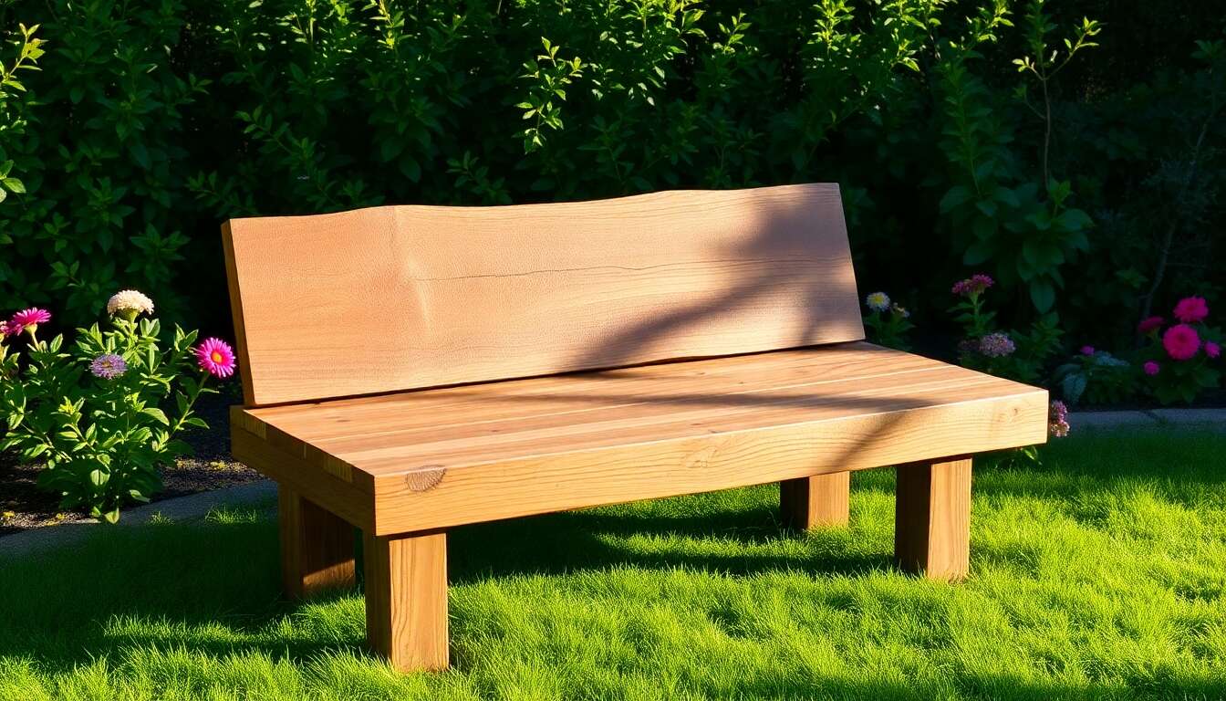Fabriquer un banc en bois recyclé pour un intérieur écoresponsable