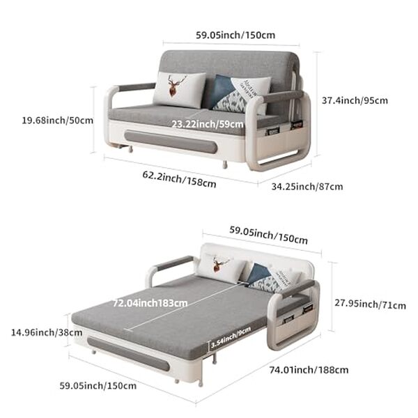 Découvrez notre test approfondi du canapé convertible OLEYLuckidea : design moderne, fonctionnalité et praticité pour optimiser votre espace de vie