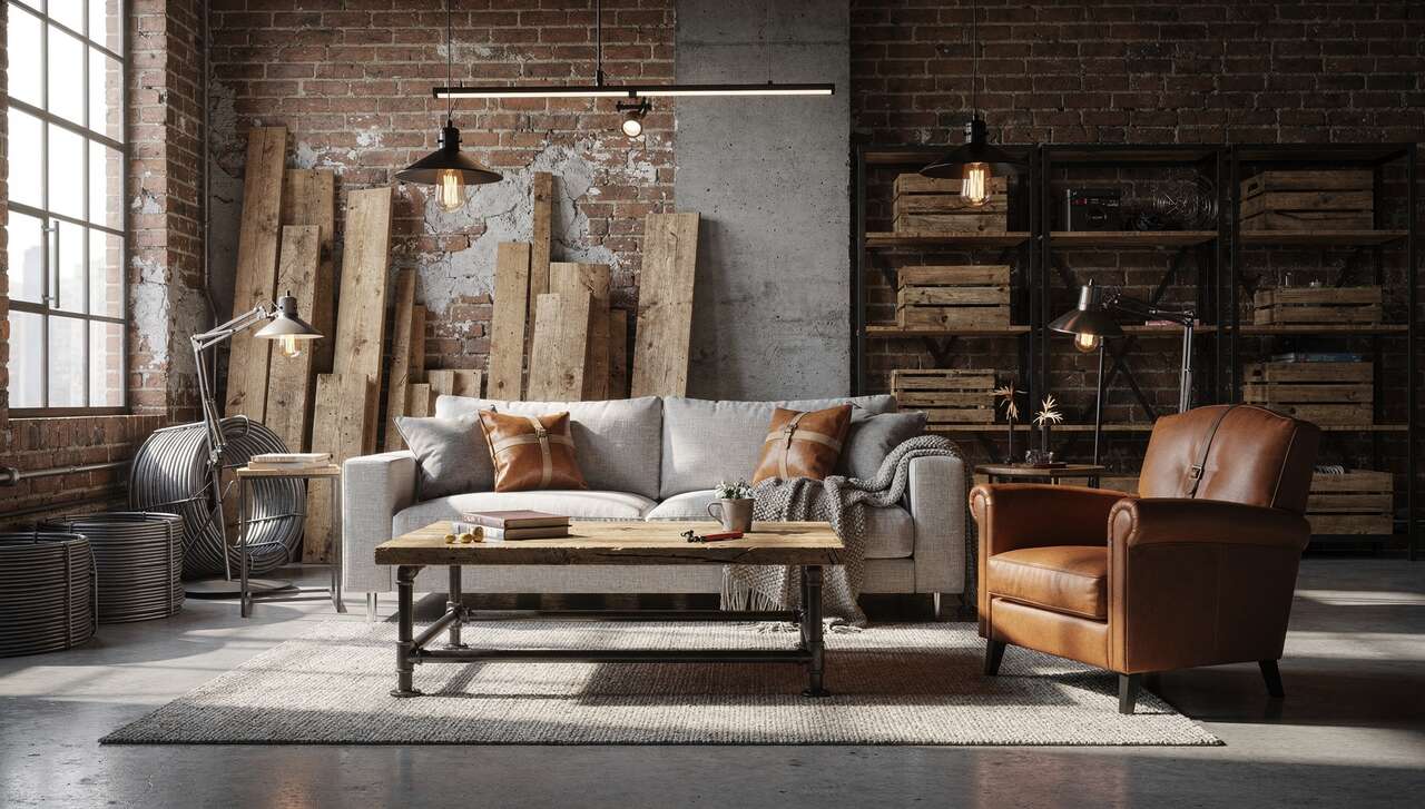 Créer un salon esprit atelier : les fondamentaux