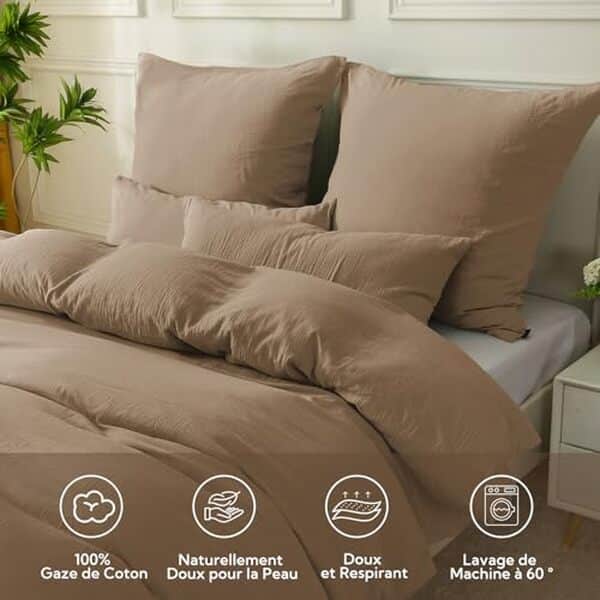 Découvrez notre avis complet sur la housse de couette Soulful gaze en coton : qualité, confort et durabilité pour un sommeil réparateur. 