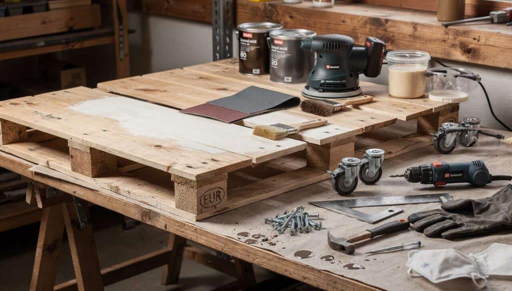 Recycler une palette : idées déco pour un intérieur industriel