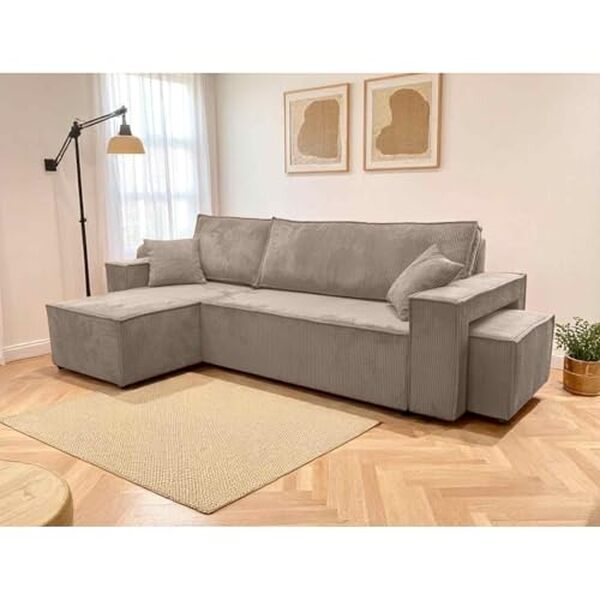 Découvrez notre test complet du canapé d'angle Loungitude Farah convertible en velours : confort, design et praticité analysés en détail. 