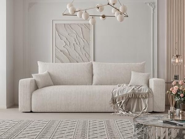 Découvrez notre test complet du canapé-lit IDOHOME 3 places en velours côtelé : confort, design et fonctionnalité pour votre intérieur. 