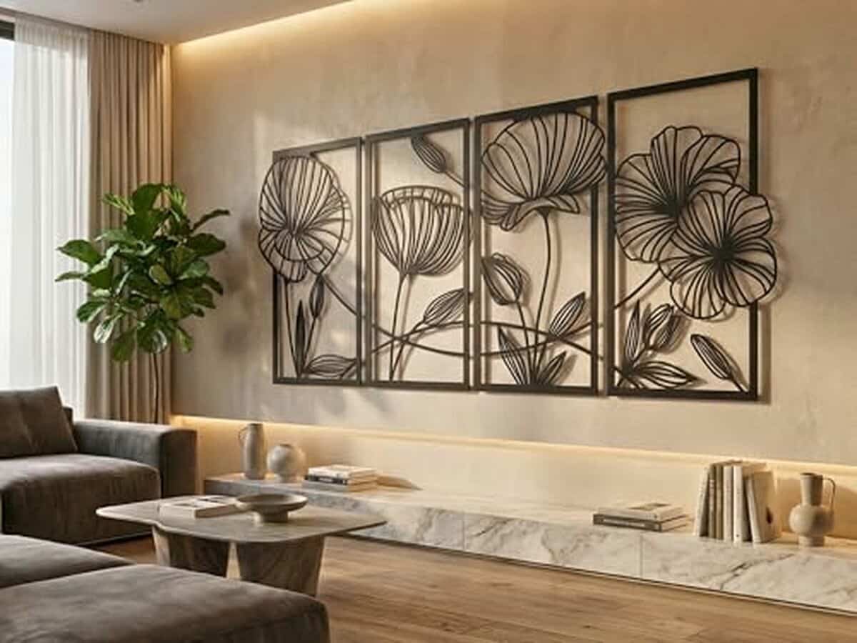 Avis : vailla fleurs décoratives bois géométriques