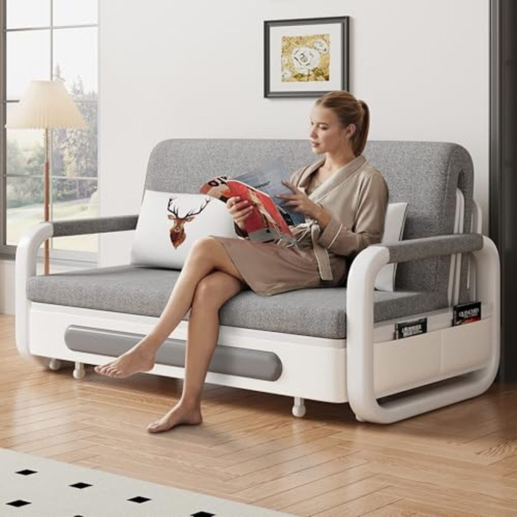 Test du canapé convertible OLEYLuckidea : fonctionnalité et praticité