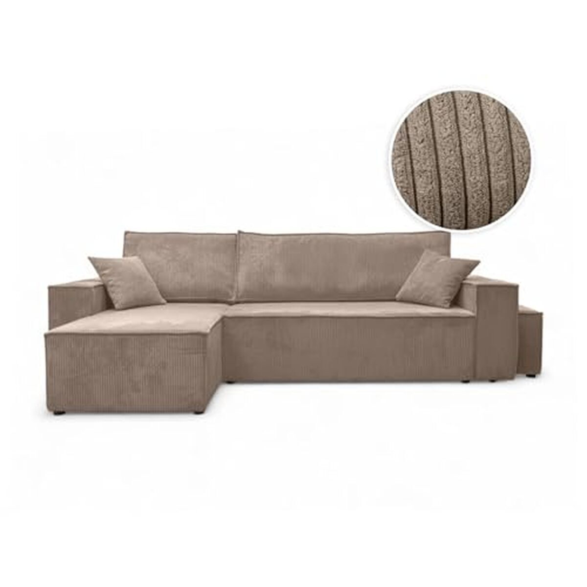 Test du canapé d'angle Loungitude Farah convertible en velours