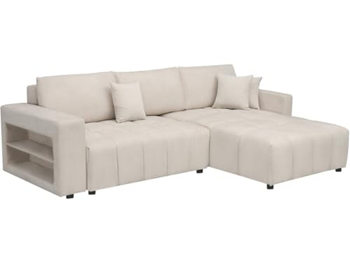 Test du canapé Trocadero par Habitat et Jardin : convertible et élégant en tissu chenille