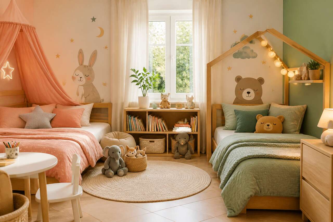 Idées de chambre partagée pour enfants