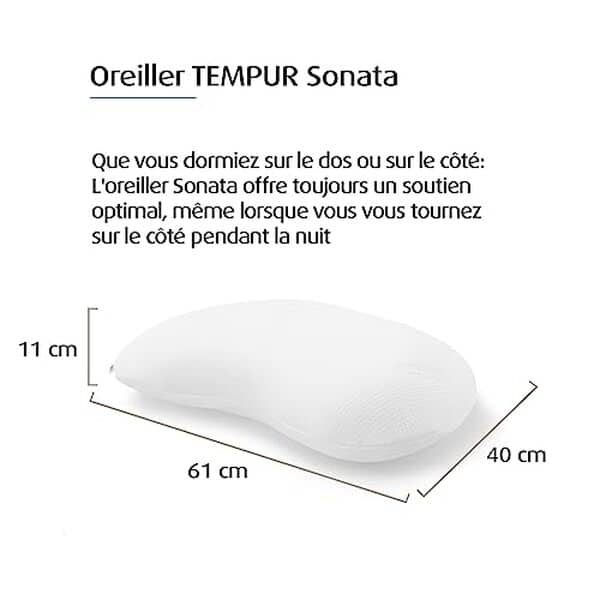 Découvrez notre test complet de l'oreiller ergonomique TEMPUR Sonata firm M : confort, soutien cervical et durabilité pour un sommeil réparateur. 
